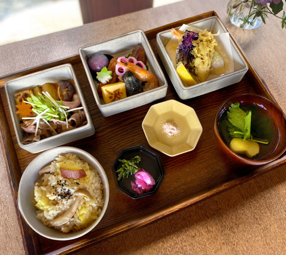 秋色弁当